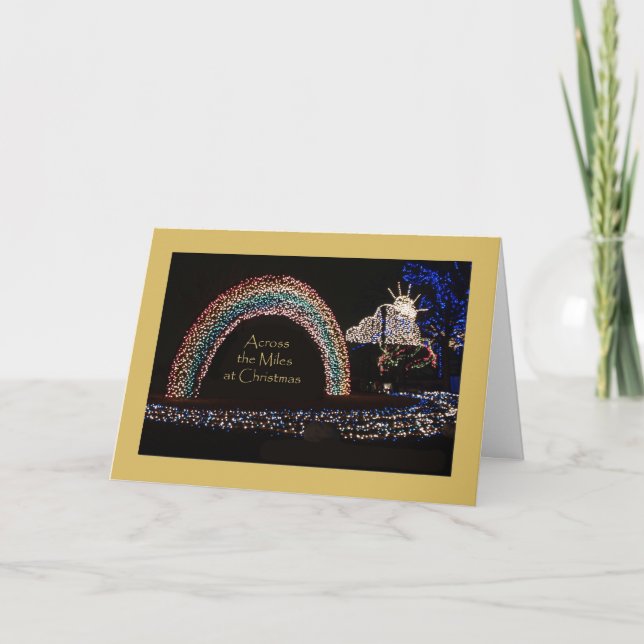 Unik över Miles Rainbow-julkortet Helgkort (Framsida)