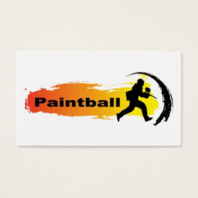 Unik Paintball Visitkort (Framsidan)