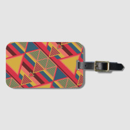 Unik panafrikansk färglös triangel Mönster Bagagebricka