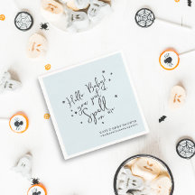 Unik Papper Baby Spell Halloween Boy Baby Shower