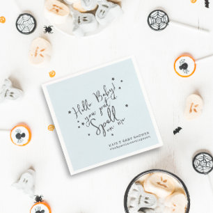 Unik Papper Baby Spell Halloween Boy Baby Shower Pappersservett