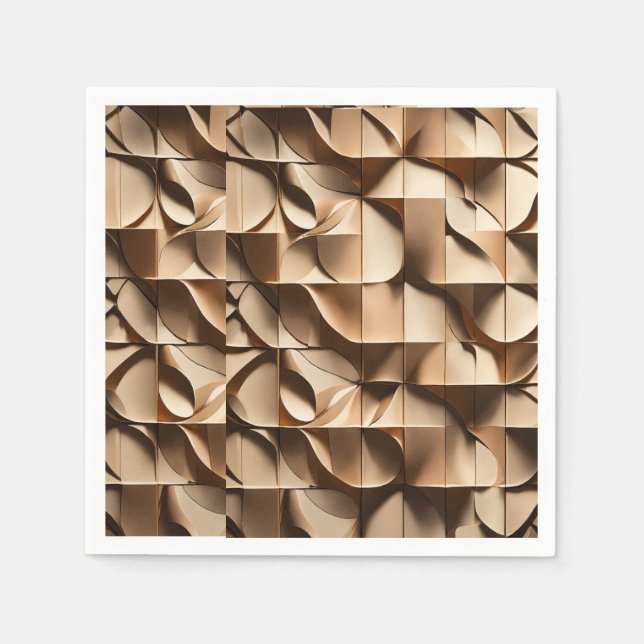 Unik papper napkin-design "Modern papper napkins" Pappersservett (Framsidan)