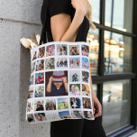 Unik Personlig 33-foto för fotokollage Tygkasse<br><div class="desc">Photo Collage Unique Personlig 33 Photo Template bag från Ricaso</div>