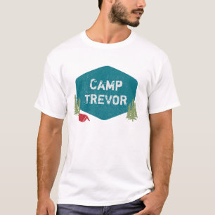 Unik Personlig Camp Namn Födelsedagsfest T Shirt