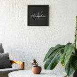 Unik Personlig, svartvit Namn-monogram Fototryck<br><div class="desc">Personlig Unik Monogram-design för svartvita Namn för alla.</div>