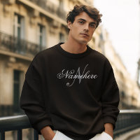 Unik Personlig, svartvit Namn-monogram