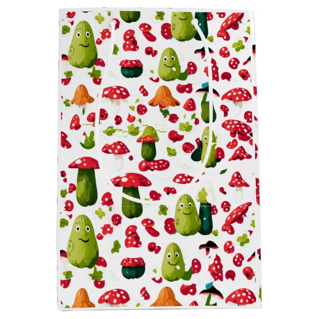 Unik pickup och mellangärde presentsäck för svamp (Framsidan)