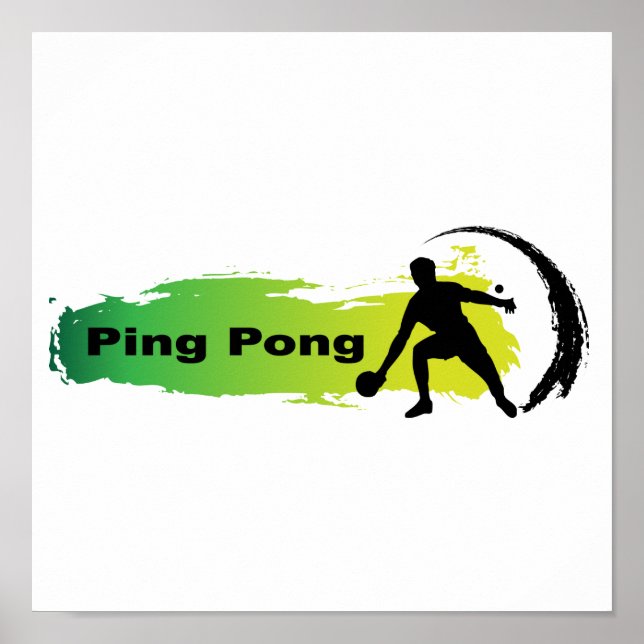 Unik Ping Pong Poster (Framsidan)