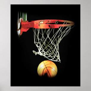 Unik Poster av Speciell Trendig-basket