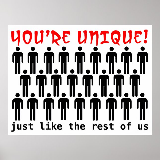 Unik Poster som USA.. (Framsidan)