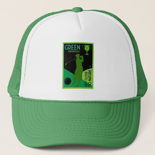 Unik praktisk Vintage Golf Gift Keps (Framsida)
