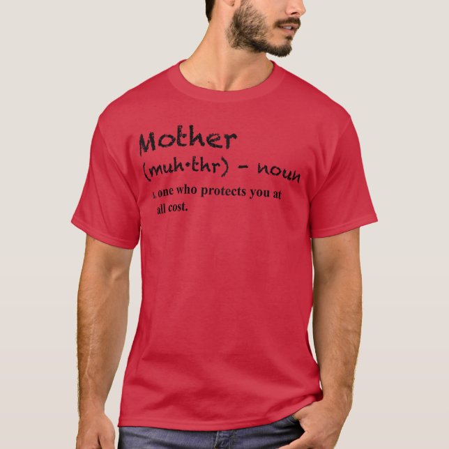 Unik presentatör för mor-definition t shirt (Framsida)