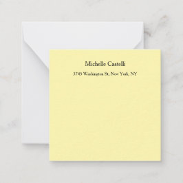 Unik Professionell för Cream Färg, klassiskt Anteckningskort