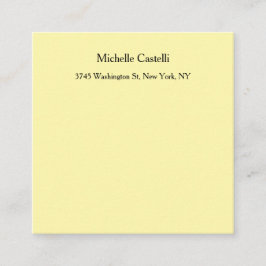 Unik Professionell för Cream Färg, klassiskt Tilläggskort