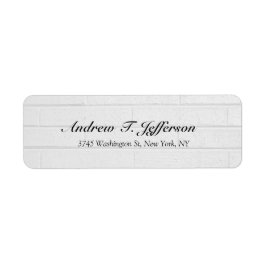 Unik Professionell för grått-vägghantering Returadress Etikett