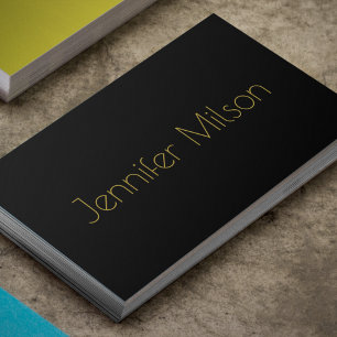 Unik Professionell för Guld-typografi - minimalt s Visitkort
