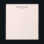 Unik professionell, klassiskt enkelt anteckningsblock<br><div class="desc">Enkel redigering av Verktyg. Olika typer och storlekar,  alternativ för Färg och teckensnitt.</div>