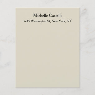 Unik professionell, klassiskt enkelt flygblad