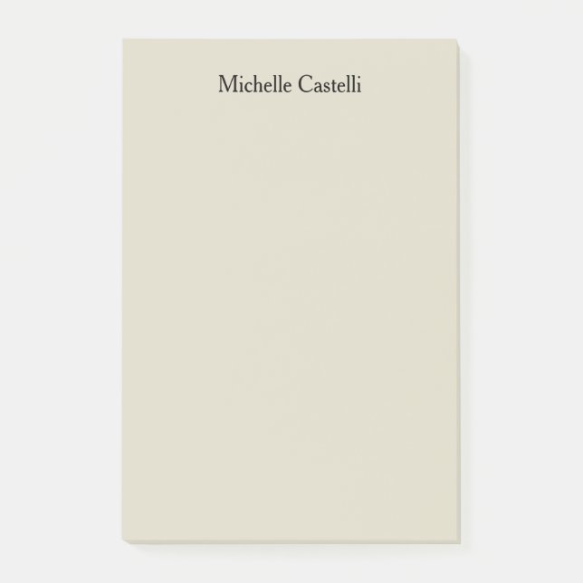 Unik professionell, klassiskt enkelt post-it block (Framsida)