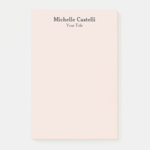 Unik professionell, klassiskt enkelt post-it block