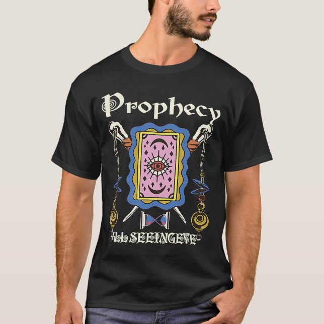 Unik profetia för alla Öga-Tarot T Shirt (Framsida)