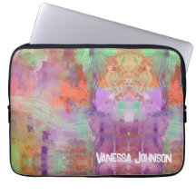 Unik psykedelisk abstrakt grönt för personlig mint