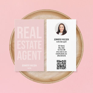 Unik QR-kod för Realtor-Professionellen i Real God Visitkort