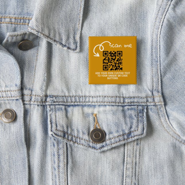Unik QR-kod personlig skannbar webbplats Knapp (In Situ)