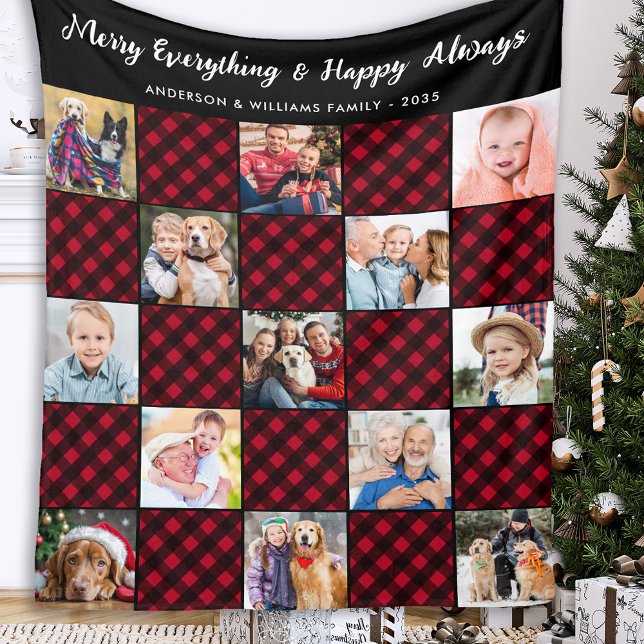 Unik Quilt Bild med helgdag-utlagd Personlig Fleecefilt (Skapare uppladdad)