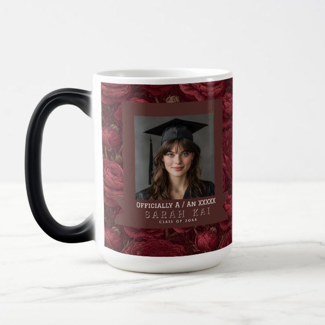 Unik Ranunculus-blomma Mammas examenspresent Magisk Mugg (Vänster)