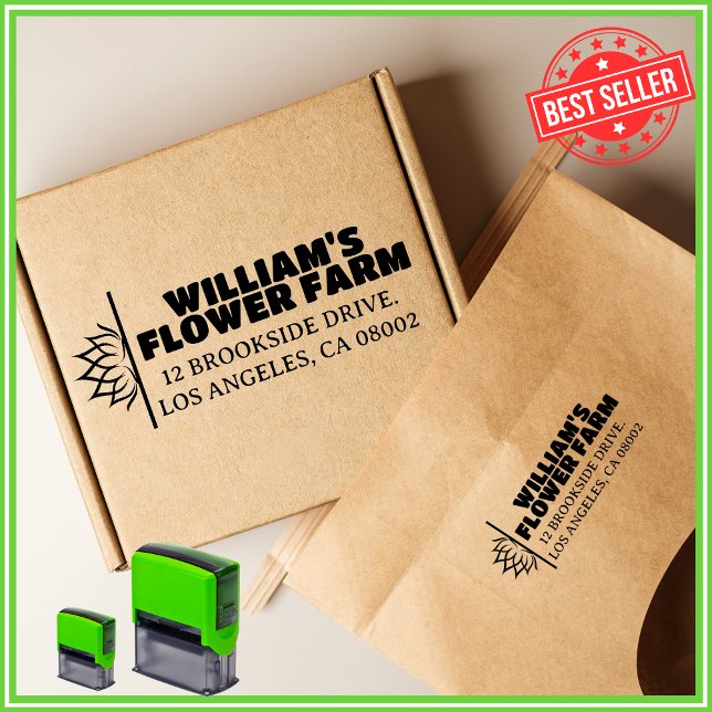 Unik Returadress för datorns snabbmatningsenhet fö Självfärgande Stämpel (Skapare uppladdad)