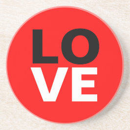 Unik röd bakgrund Kärlek Romantik Underlägg