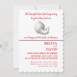 Unik, rolig bröllopsinbjudan inbjudningar