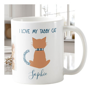 Unik Rolig Kärlek Min Tabbymugg Kaffemugg