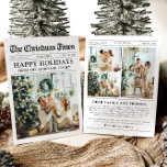 Unik Roligt för nyhetsblad: Ett års fotopul Julkort<br><div class="desc">Gratulerar till högdagrarna i ditt år med vårt unika "What A Year"-kort för julfoto-helgdag. Designat i en modern tidning stil, ger det här kortet ett kreativ för att dina favoritminnen och milstolpar. Med anpassadets sektioner för foton och bildtexter är det perfekten att visa allt som gjorde detta år speciellt. Detta...</div>