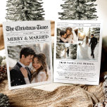 Unik Roligt för nyhetsblad: Ett års fotopul Julkort<br><div class="desc">Gratulerar till din första julhelg som nyhetsbärare med vårt nyhetsbrev Stil Merry och ett gift jultack tack för foto! 🎄 som har en unik, roligt-inspirerad tidningsdesign gör att du kan visa ett favoritfoto från bröllop bredvid ett uppriktigt helgdag-meddelande. Det är perfektens sätt att tacka dina kära för deras stöd samtidigt...</div>