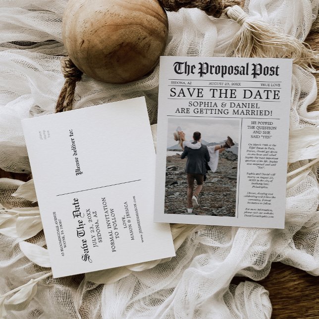 Unik Roligt för tidningsartiklar - klassiskt Spara Meddelande Vykort (Skapare uppladdad)