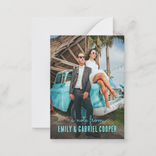 Unik Roligt Kitschy par foto Anteckningskort (Framsida)