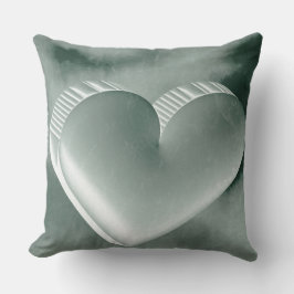 Unik romantisk 3D-silver-vattenfärg Kudde