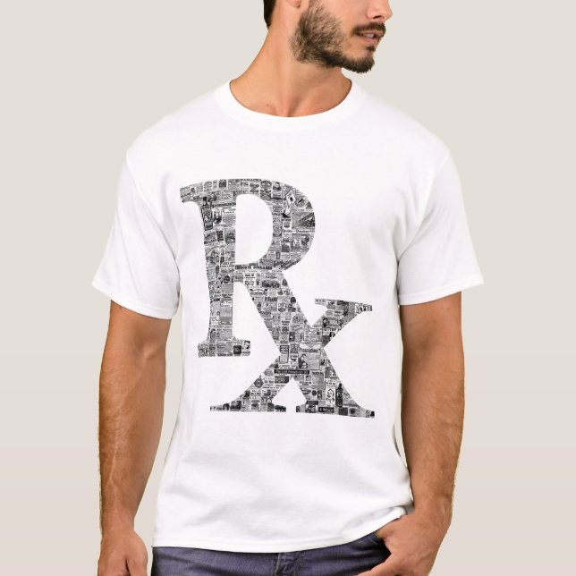 Unik Rx-apotek T Shirt (Framsida)