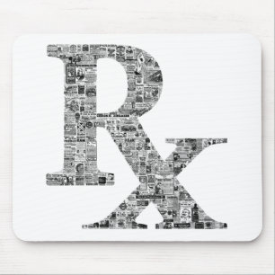Unik Rx Pharmacy Apothecary Mousepad Musmatta