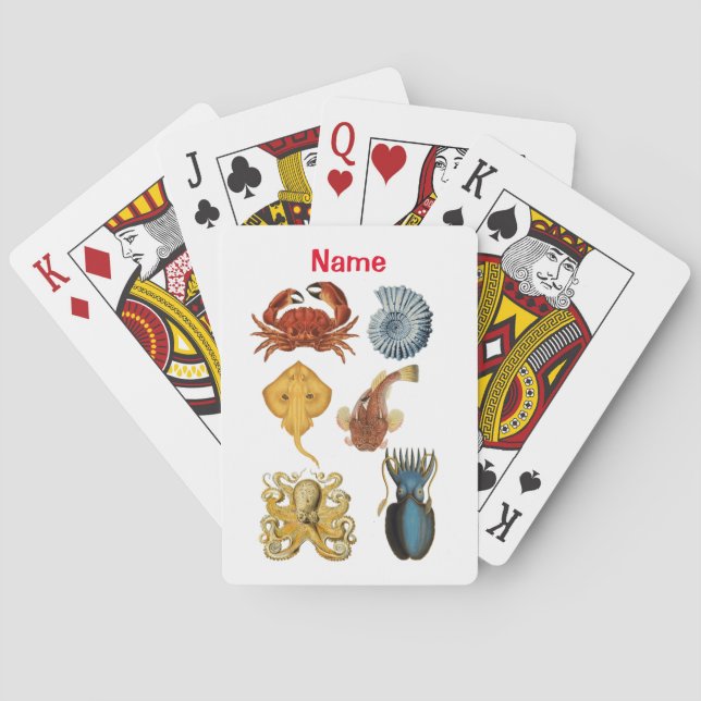 Unik Sea Beings-sortering Thunder_Cove Casinokort (Baksidan)