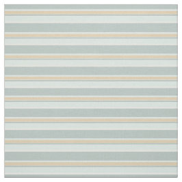 Unik Seaskam Grönt White Tan Rand Art Tyg