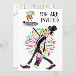 Unik Servitör för insamling Inbjudningar