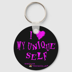 Unik själv Keychain Nyckelring