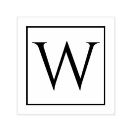 Unik självtryckande Frimärke med Monogram Självfärgande Stämpel