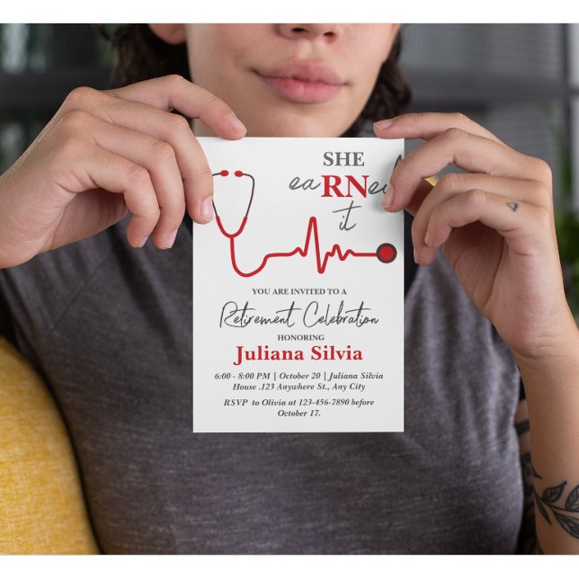 Unik sjuksköterska Pension Party Flygblad (Skapare uppladdad)