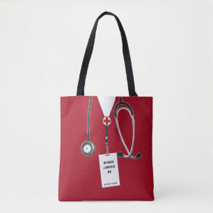 Unik sjuksköterskeväska Totebag Tygkasse