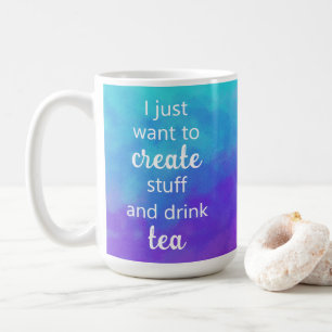 Unik Skapa Saker och drick Tea Mugg