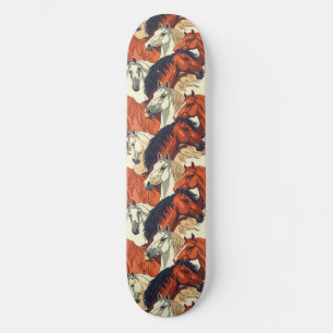 Unik skateboard för Coola av hästdjurets överbyggn